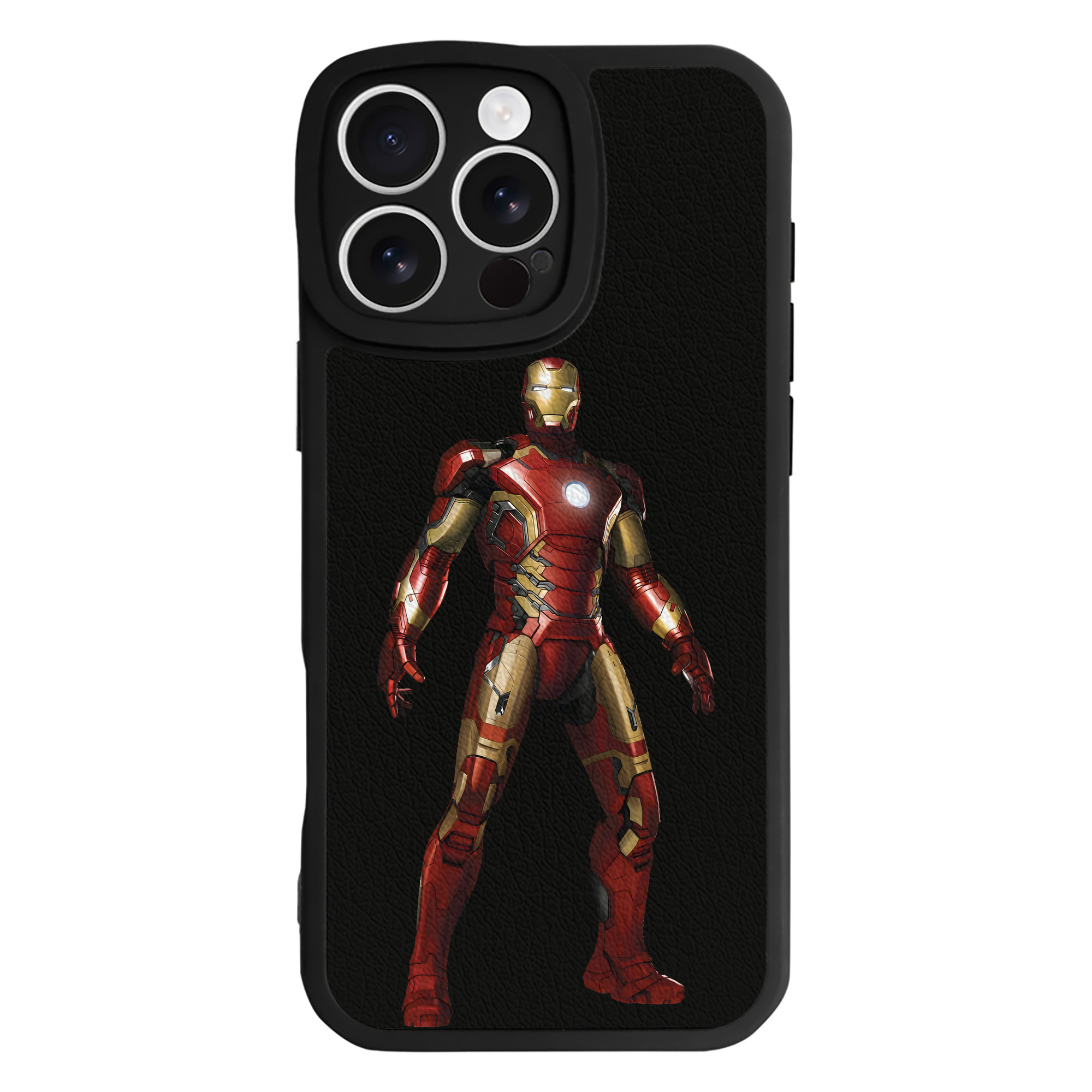 （画像用） アベンジャーズ The Avengers 【iPhone 16シリーズ対応】シリコンスマホケース（レザー調） 材質：シリコン
